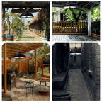 Lampara Colgante LED Solar + Control